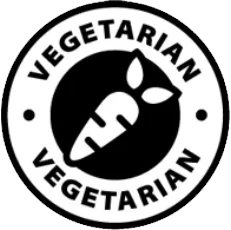 Vegetarian capsule badge