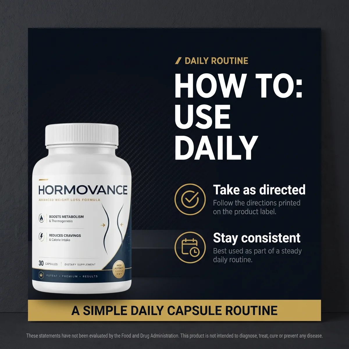 How to use Hormovance daily: take as directed and stay consistent as part of a simple daily capsule routine