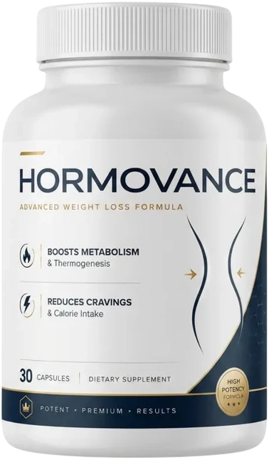 Hormovance Advanced Weight Loss Formula bottle, 30 capsules